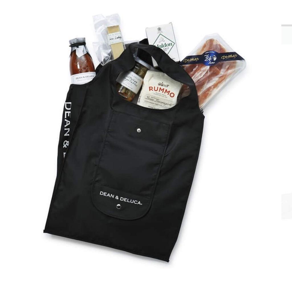 DEAN DELUCA Shopping Natural & Bag, (Black)