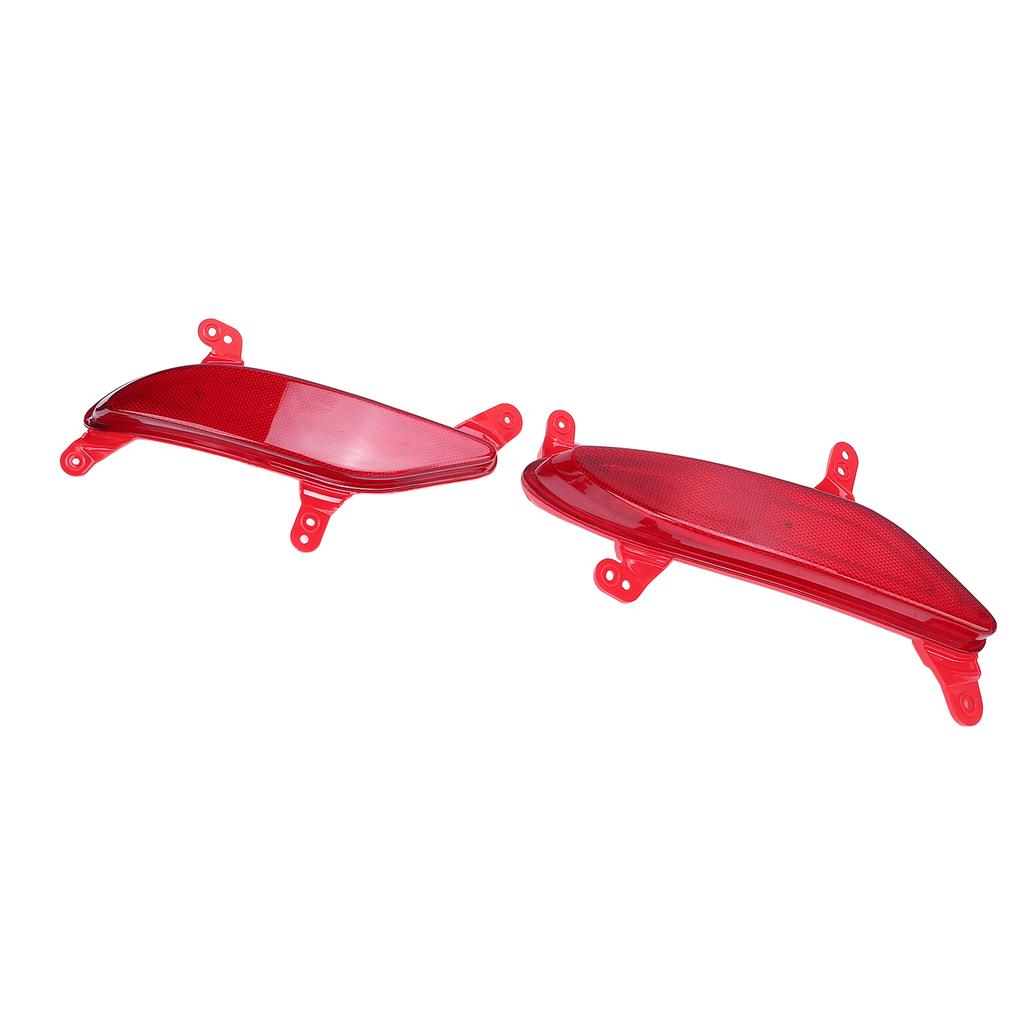 Pair of Rear Bumper Reflector Colorfast 924062W200 Red Housing Left Right Reflective Strip for Santa Fe Sport 2013 2016