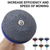 4Pcs Lawnmower Sharpener for Power Hand Drill Wear Resistant Lawnmower Sharpener Tool Corundum Lawmower Accessories