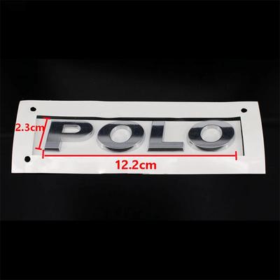 Pour VW Polo 1.4 1.6 Lettres de Coffre Cylindrée Standard Marque Arrière Argent ER2