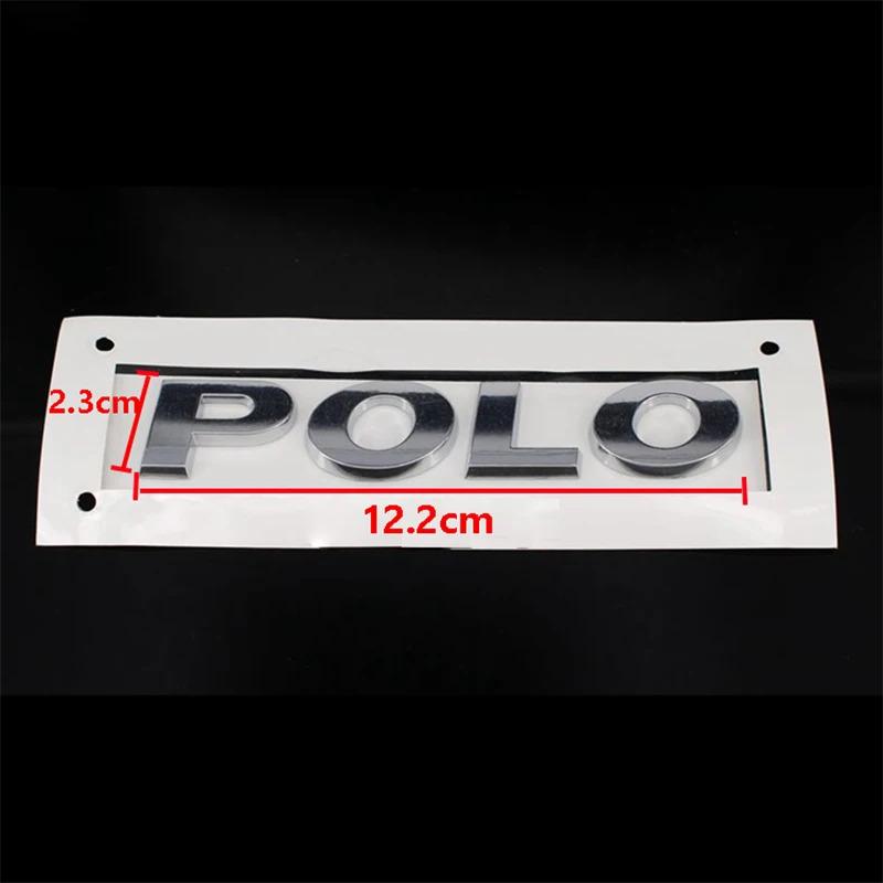 For VW Polo 1.4 1.6 Trunk Lettering Displacement Standard Rear Tail Mark Silver He4