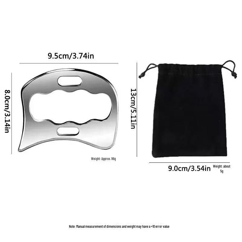 Stainless Steel Gua Sha Board for Full Body Muscle Relaxation and Circulation
