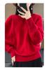 Women's Soft V-neck Sweater - 2026 Autumn/Winter Loose Knit Long Sleeve Pullover Top