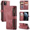 For iPhone 11 Pro Max CaseMe-C30 PU + TPU Multifunctional Horizontal Flip Leather Case with Holder & Card Slot & Wallet & Zipper Pocket