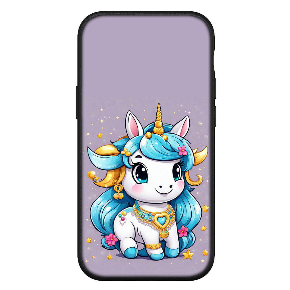 for iPhone 17 16 15 Xiaomi Poco F7 F8 X7 X6 C85 C75 C71 M8 Redmi Note 14 13 12 11 Pro Max 14C 13C 15C A3 A4 Phone Case Unicorn Colorful Rainbow Horse