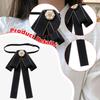 Bow Tie for Women Accessory Shirt Suit Adjustable Elastic Band Classic Polyester Easy