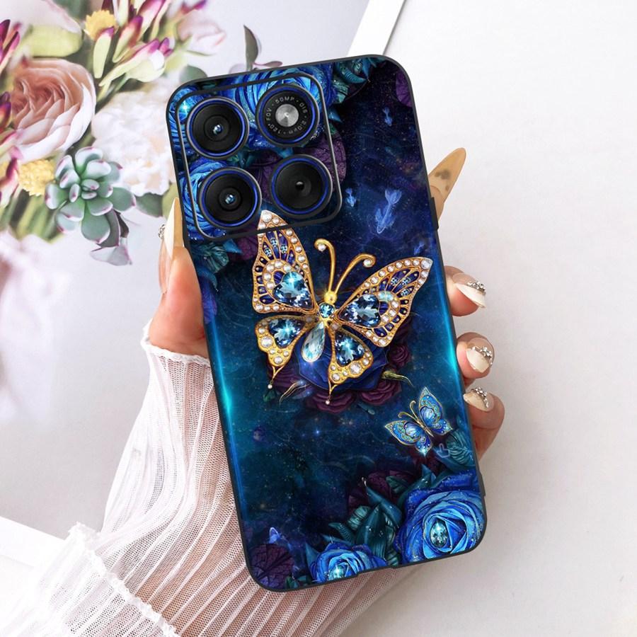 For Motorola Edge 70 / Moto X70 Air Back Cover for Moto Edge70 X 70Air Case TPU Soft Silicone Cute Cat Printed Phone Case Cover