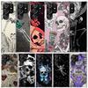 Retro-Handyhülle mit Totenkopf und Schmetterling für Samsung Galaxy S24, S25 Edge, S26 Ultra, S22, S23 Plus, S21+, S20 FE – Weiche TPU-Rückseite