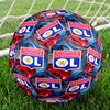 Olympique Football Crest Size 5 Soccer Balls, Anti-Slip, Protective Football, Outdoor Sport, a Unique Gift Suitable for Him/her, Birthdays
