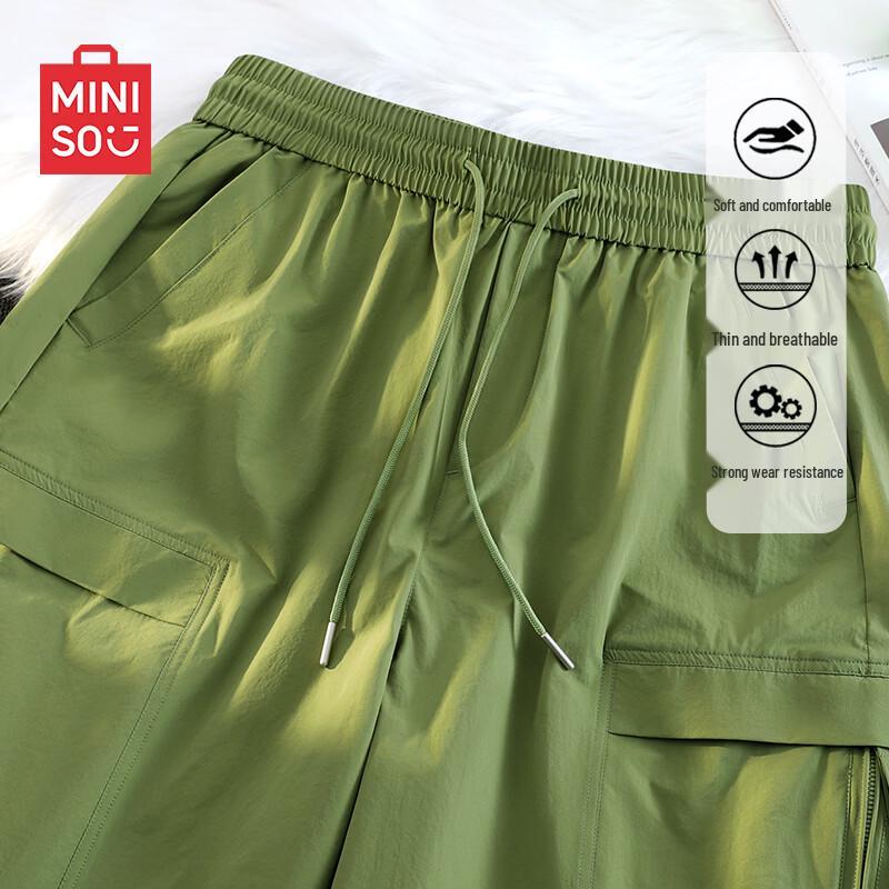 MINISO Men's 2026 Summer Casual Athletic Shorts
