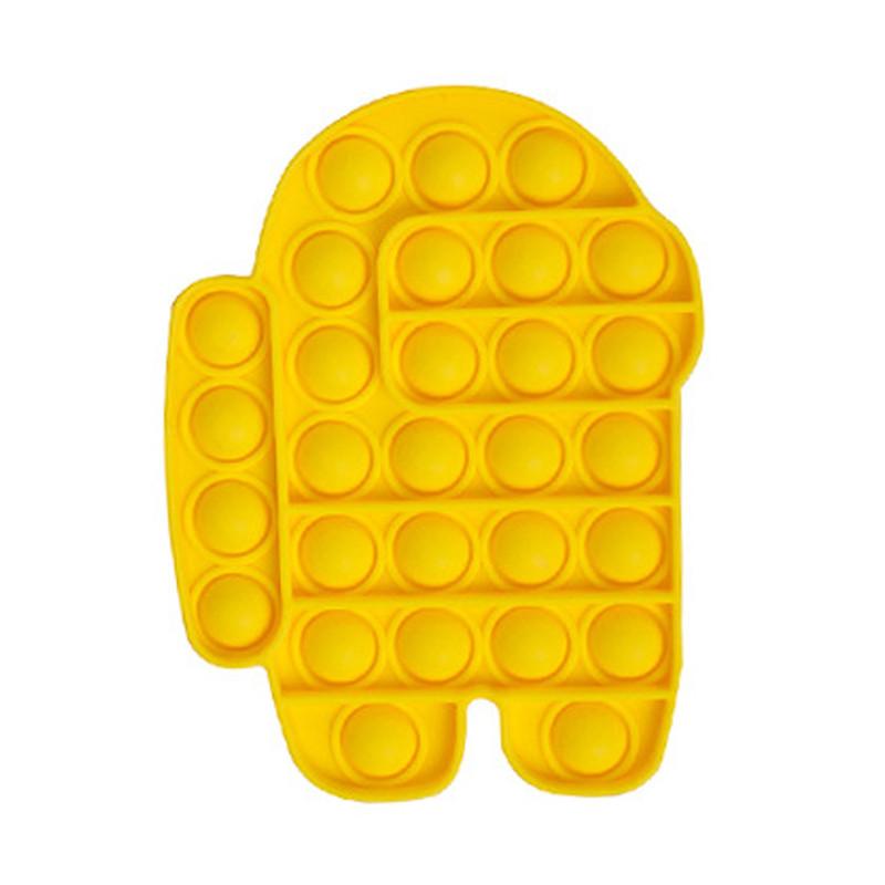 

Сенсорні іграшки Push Bubble, силіконова іграшка для зняття стресу для зняття стресу жовтий