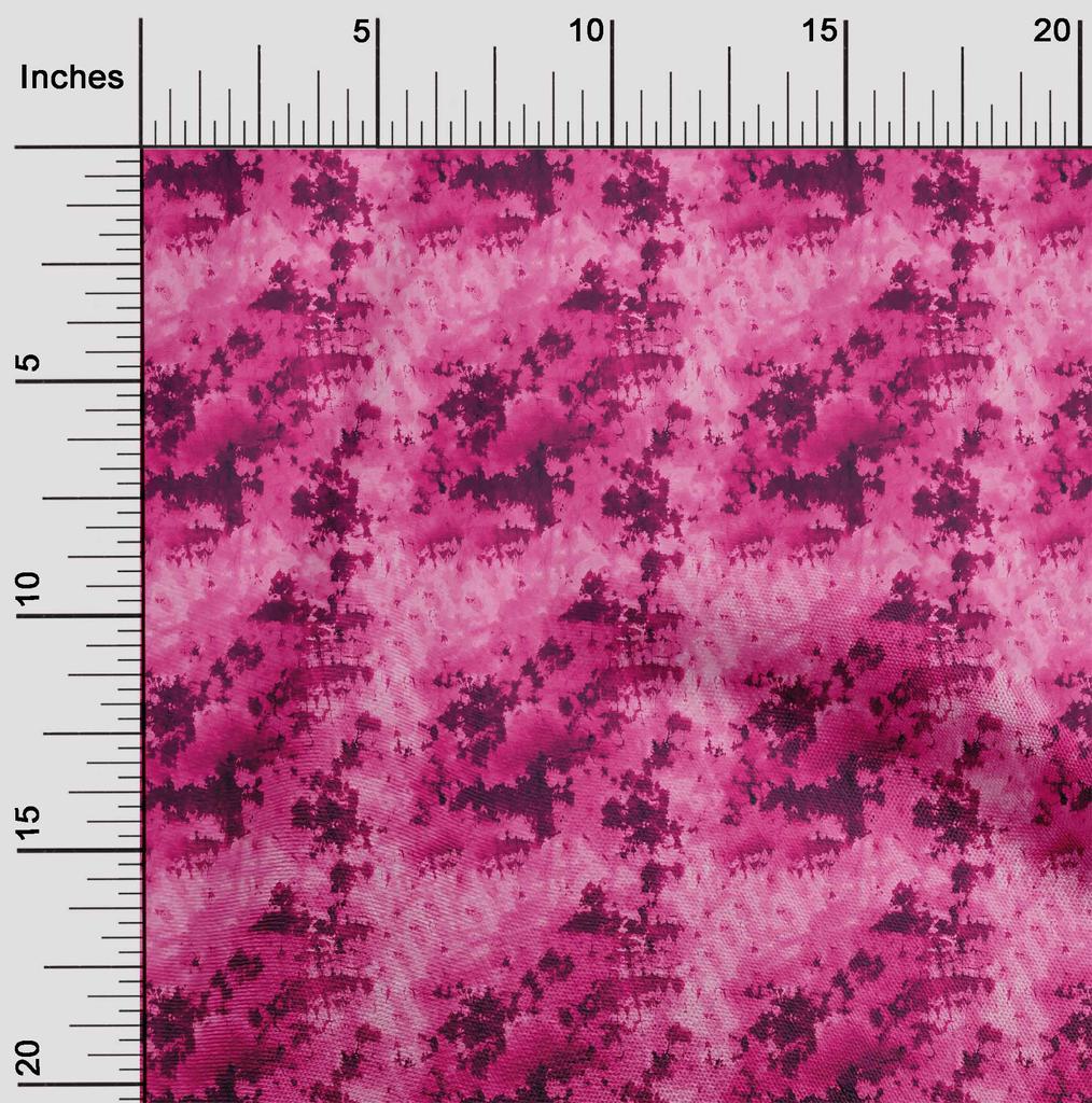 oneOone Cotton Flex Green Fabric Tie Dye Fabric For Sewing Printed Craft Fabric By The Yard 40 Inch