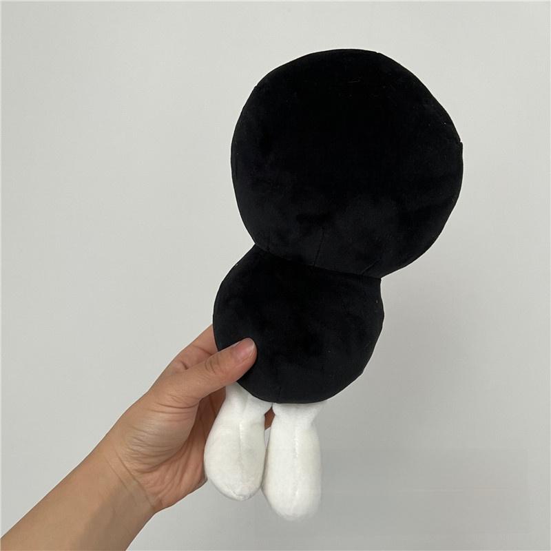 Gourd Funny Black Plush Toy Cartoon Pillow Doll Doll Gift With Pp Filling Cotton