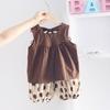 Girls Summer Fashion Sleeveless Vest And Shorts Two Piece Set Baby Casual Sports Outfit For Kids