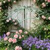 Sturdy Vertical Frame for Climbing Flowers Vintage Umbrella Garden Trellis, Metal Plant Support, Shape Flower Holder Potted Plants Trellis Vines Roses