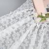 Mesh Disc Flower Hook Embroidery Lace Magic Piece Fabric Children'S Clothing European And American Fashion Dress Dress Embroidery Fabric Accessories