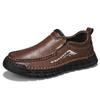 Ręcznie robione oryginalne skórzane męskie buty na co dzień Wygodne i oddychające mokasyny Męskie buty biznesowe na płaskiej podeszwie Buty do jazdy samochodem