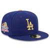 [New Era] 7-18 (approx. 56.8cm) 2025 Gold Collection Overseas Import Cap 59FIFTY Los Angeles Dodgers MLB 2025 GOLD COLLECTION FITTED CAP ROYAL BLUE