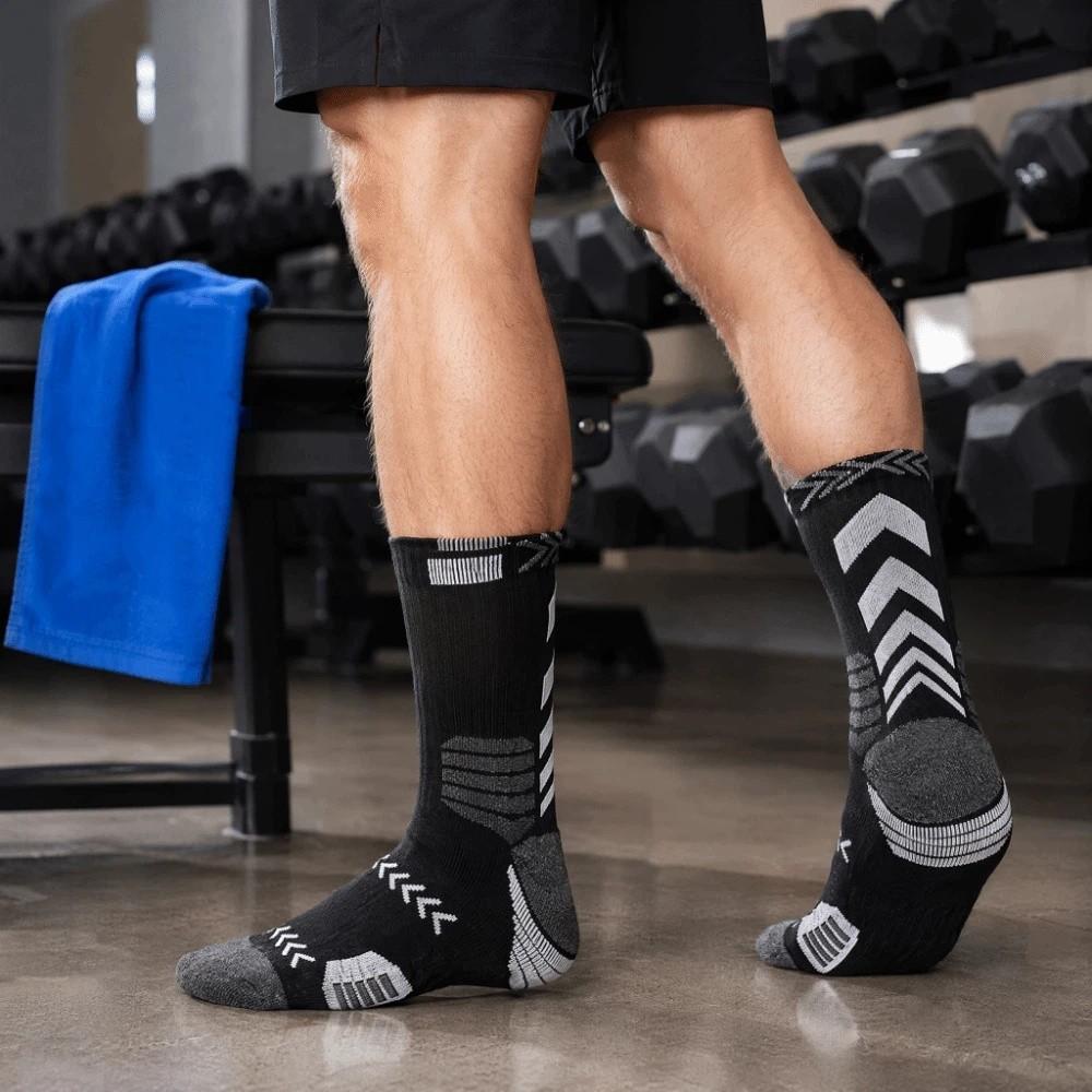 Quick Dry Compression Socks Toward Bottom Cycling Running Sports Socks Basketball Socks Men Women