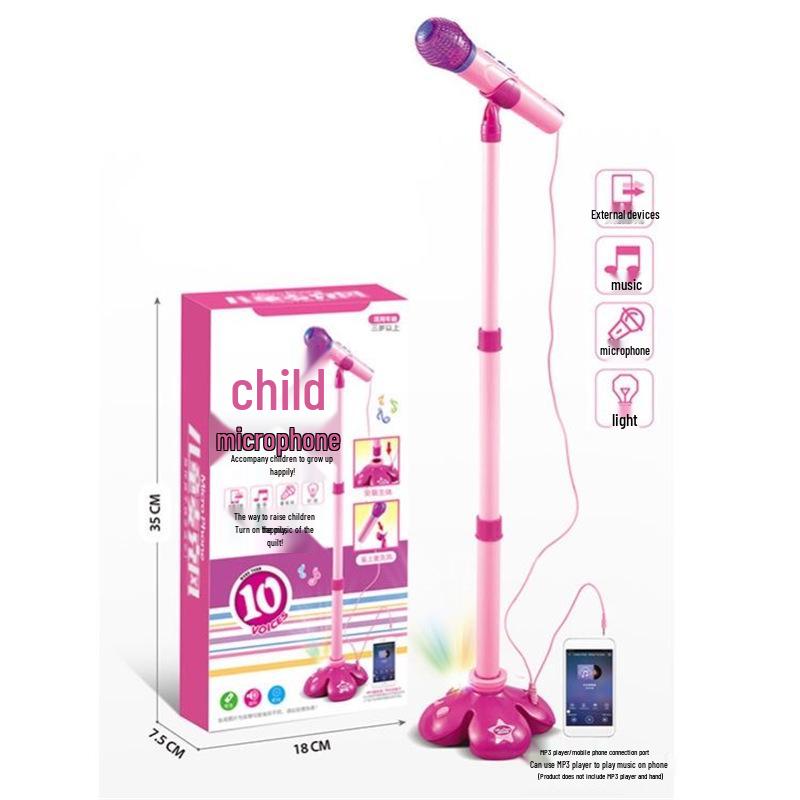 

Children s Karaoke Machine with Microphone: Music Toy for Kindergarten Performances standard