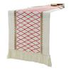 Boho Style Table Runner Patchwork Color Long Farmhouse Rustic Table Runner with Tassel Party Home Decor