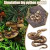 Realistic Fake Big Rubber Snake Lifelike Scary Prank Toy Joke Party Prop