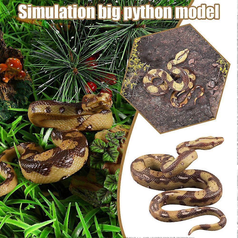 Realistic Fake Big Rubber Snake Lifelike Scary Prank Toy Joke Party Prop