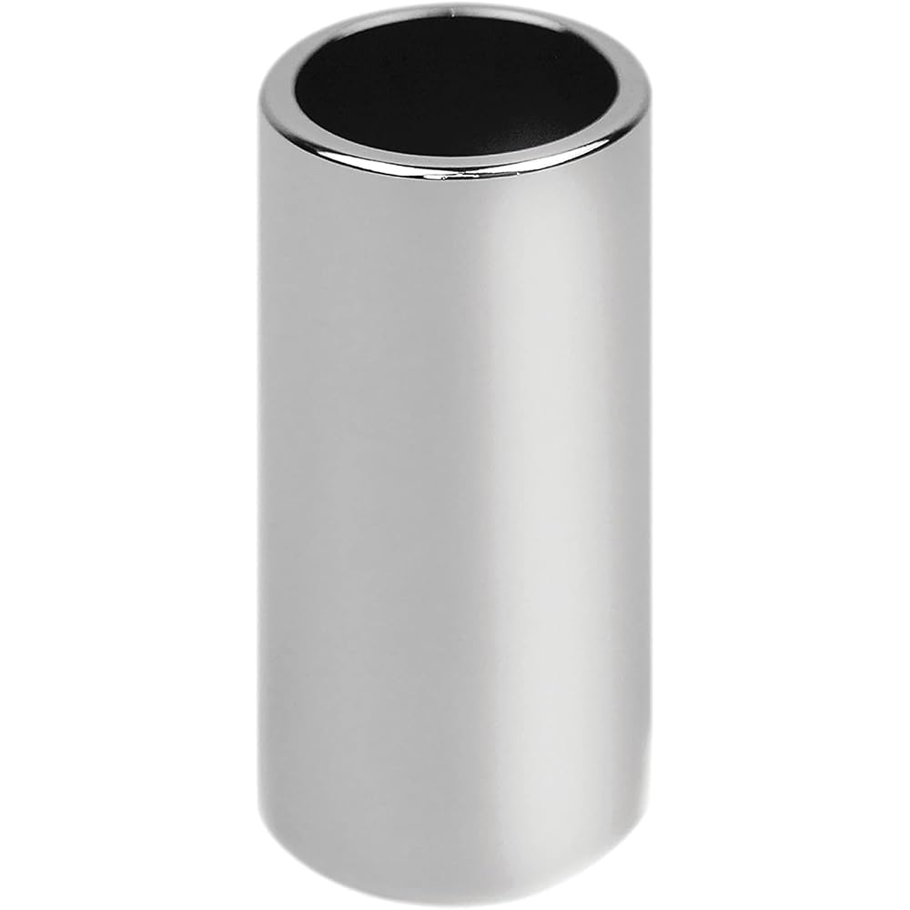 D'Addario Daddario Slide Bar Chrome Plated Solid Brass Chrome Plated Brass Slide PWCBS-SS (Small)...