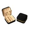 INS Round Mini Travel Jewelry Gift Box: Compact Ring Storage Case