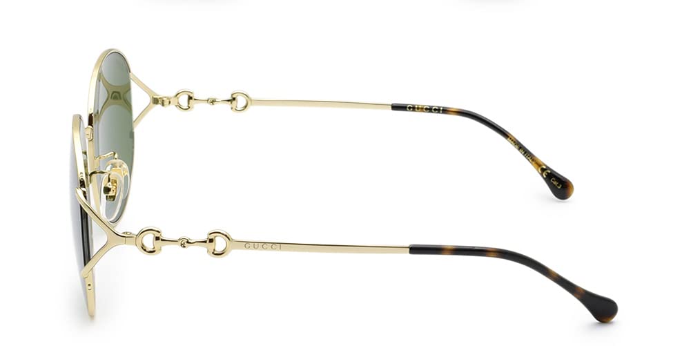 Sunglasses for Women GG1017SK 002 Gold Green [Gucci]