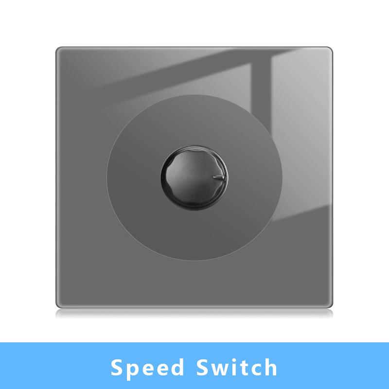 Nástěnný vypínačový panel LED indikátor UK EU FR Univerzální USB Elektrická zásuvka Klavírní klávesy Samoresetovací nástěnné vypínače TV Počítač