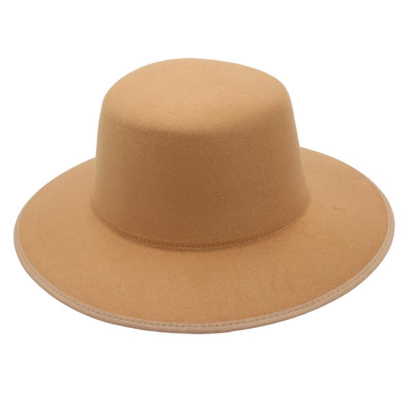 Hot-Selling Western Cowboy Hat Ethnic Style Stage Hat Warped Edge Fedora Hat British European And American Style