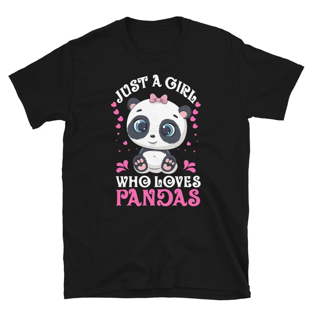 Girl Loves Panda Bear Cute Panda Bear Classic Gift M