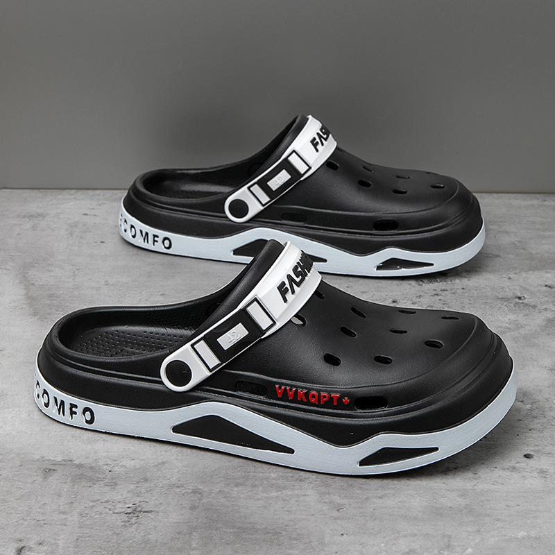 Sandalias y Zapatillas EVA Baotou para Hombre - Verano Antideslizantes Estilo Coreano Zapatos de Playa