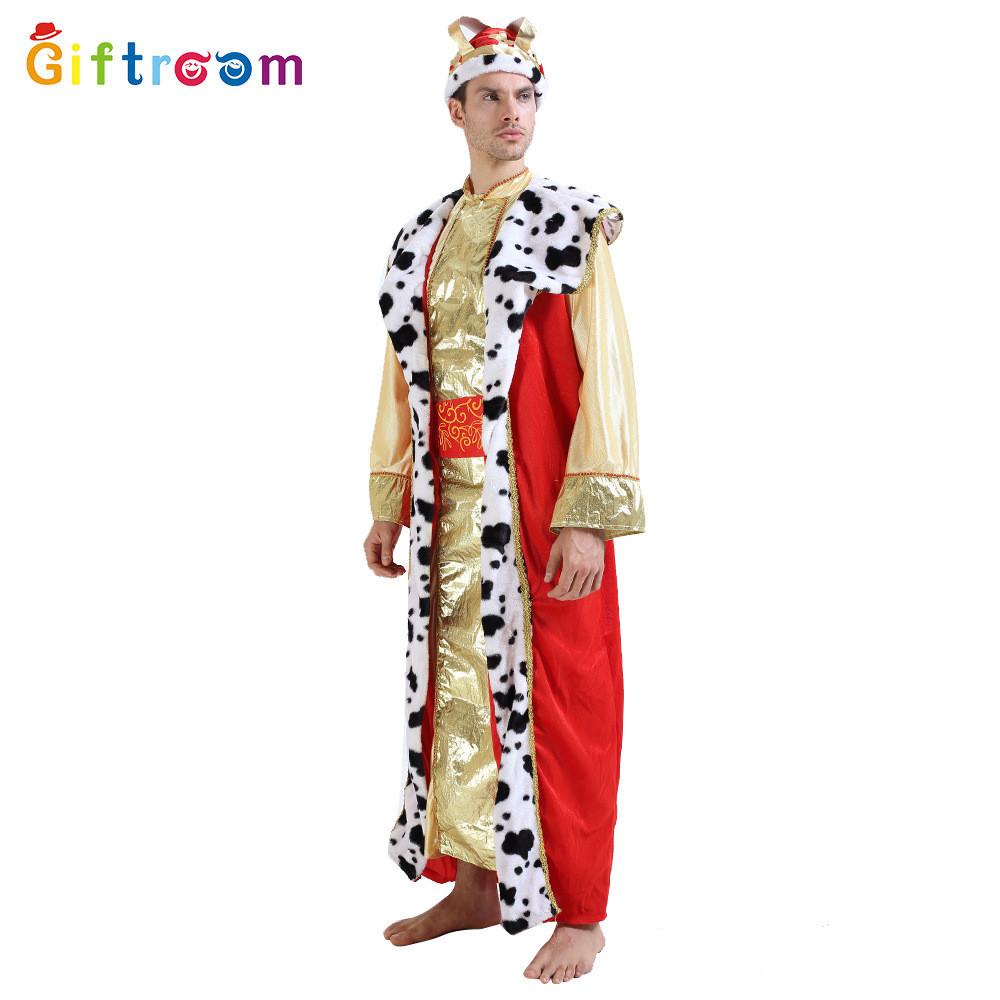 Stylish Arab King Outfit For Men Perfect For Halloween Stage Performances And Parties