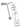 Creative Cat Bookmark Cute Bookmark Funny Metal Page Marker with Stainless Steel Quotes