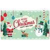 Christmas Banner Snowman Pattern Happy New Year Banner Xmas Banner Candy Cane For School Activity Holiday Event Home Decoration