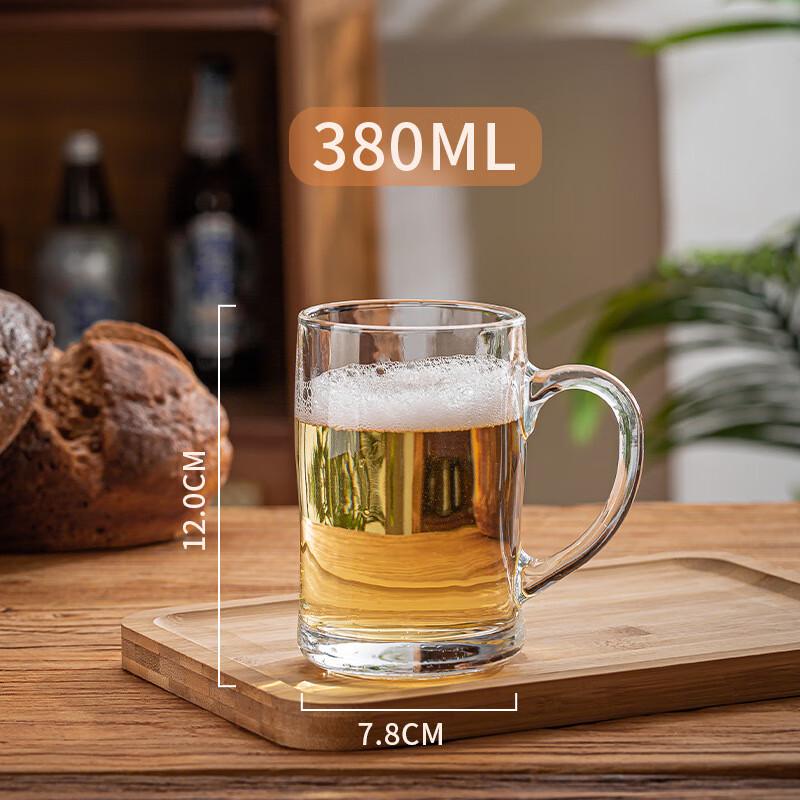 Clear Glass Mug with Handle