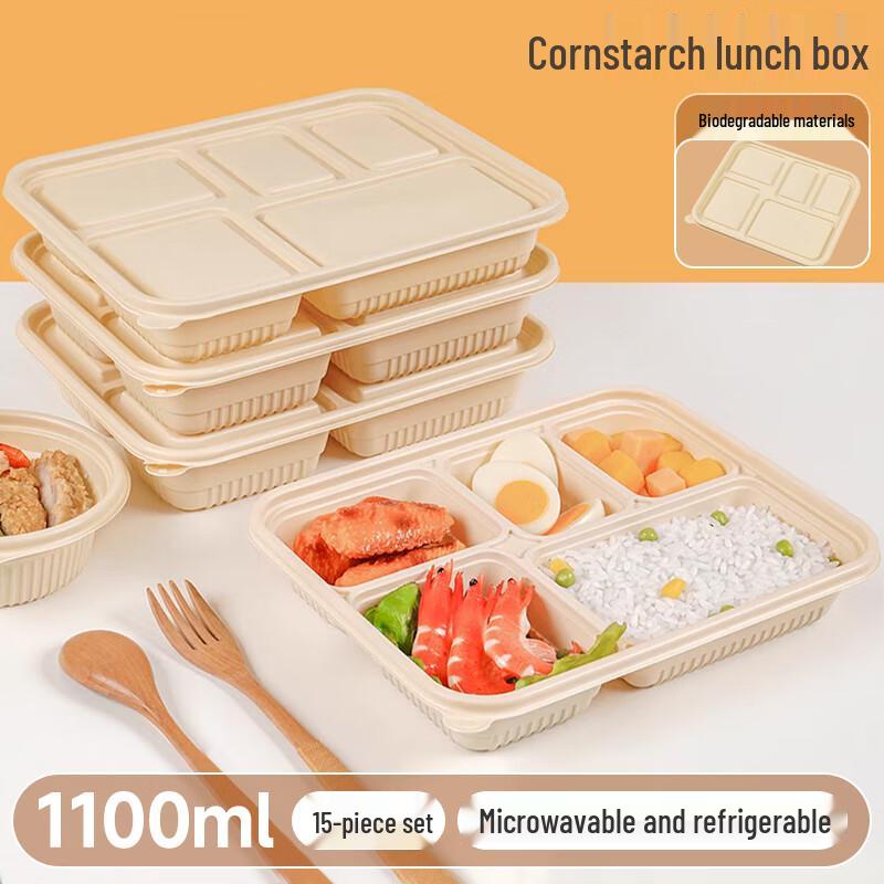 Edo Biodegradable Corn Starch Disposable Food Containers