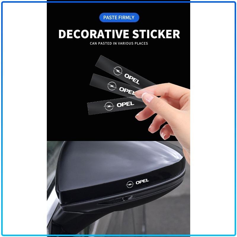 Car Steering Wheel Emblem Decal Car Interior Emblem 3D Sticker For Opel Astra H G J Insignia Mokka Zafira Corsa Vectra B C D
