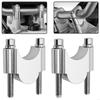 2025 New 1 Pair Scooter Motorcycle HandleBar Handle Fat Bar Mount Clamps Riser Aluminum