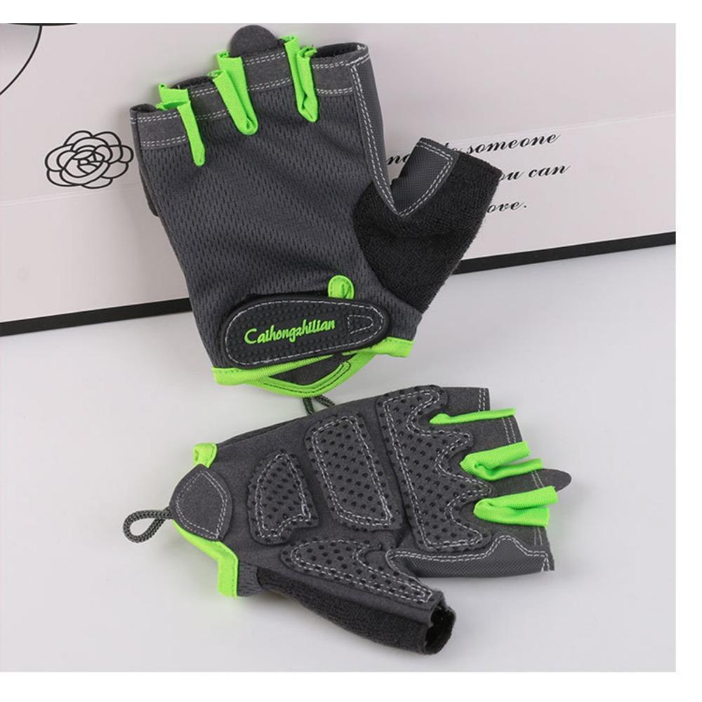

Sports fitness gloves men s and women s summer thin non-slip and wear-resistant L