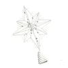 Irregular Christmas Tree Toppers Easy To Install Metal Star Tree Top Ornament Festival Accessory Home Adornment