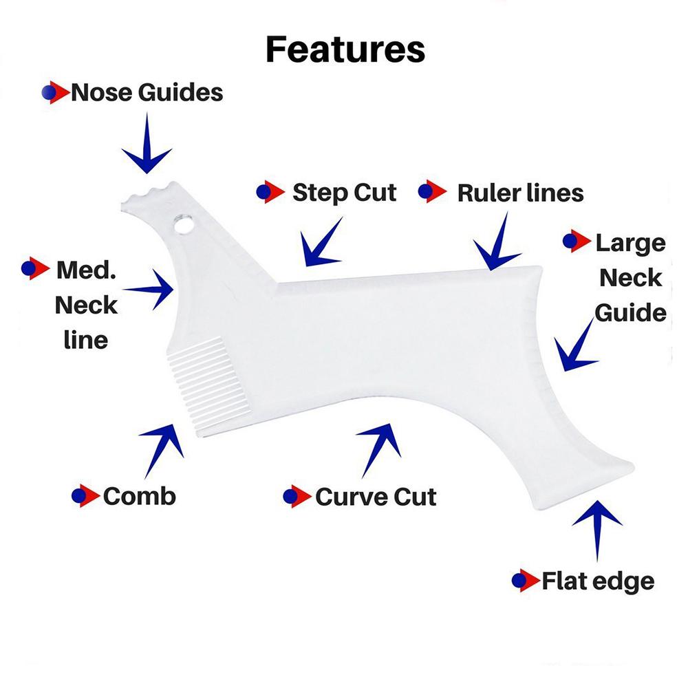 Brd   Shaper Multiple   Brd Shaping Tool for Brd Styling Shaping Works with any Brd   Electric Trimmers or Clippers