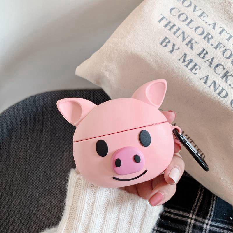 Cool 3D Bulldog Soft Silicone Cases For Apple Airpods Pro Protective Bluetooth Wireless Earphone Cover For Apple Air Pods Charging Box Bags