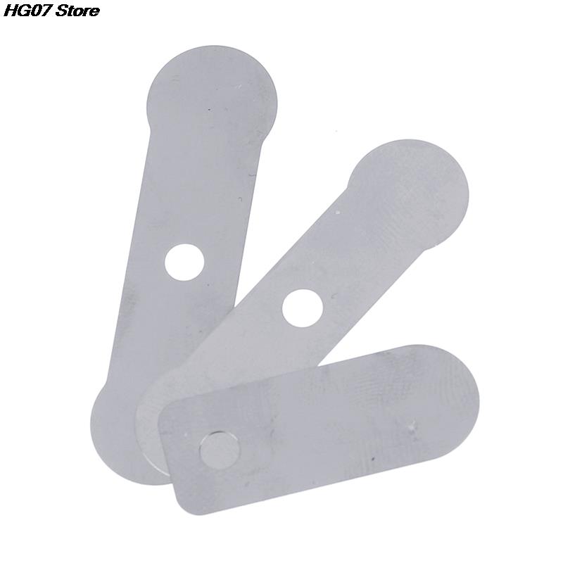 10pz Piastre Valvola Compressore d'Aria Lamiera di Alluminio Argento Per Compressore d'Aria Silenzioso Senza Olio Set Piastre Valvola Compressore