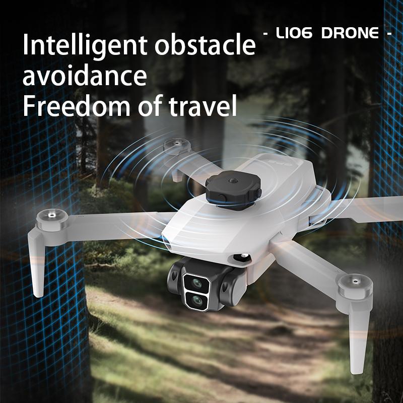 L106 MAX Mini GPS Drone Profesional 8K HD Camera Fly 25Min Obstacle Avoidance Brushless Foldable Quadcopter Optical Flow RC Dron