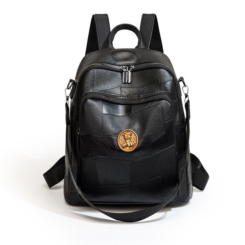 Мягкий кожаный женский рюкзак — фото 10