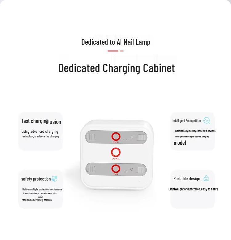 ONAIL U-shaped Ergonomic Hand Rest with Inclined Leather Pillow for AI Nail Lamp