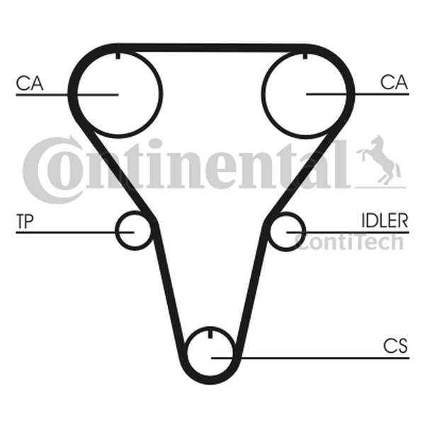 CONTITECH TIMING BELT MAZDA 1.8